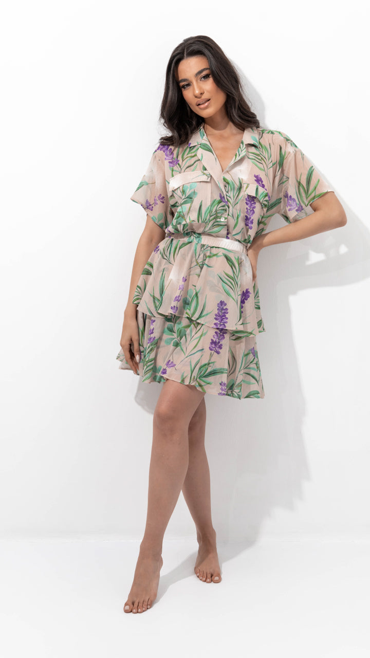 Salvia skirt in Sand